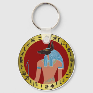Anubis, Egyptian God Key Ring
