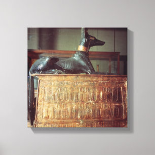 Anubis, Egyptian god of the dead Canvas Print