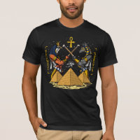 Anubis Egyptian God Ra Ankh Eye Of Horus Pyramids