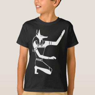 Anubis, Egyptian hieroglyph T-Shirt