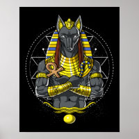 Anubis Egyptian Wolf God Egypt Ankh Mythology