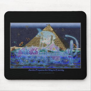 Anubis Fantasy Egyptian Mouse Pad