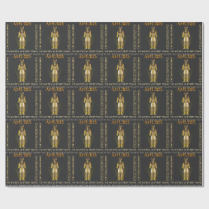 Anubis Fearless Tomb Guardian Ancient Egypt Wrapping Paper
