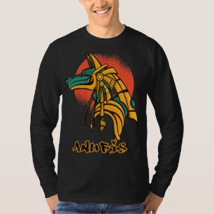 Anubis God of Dead Pharaoh from Egypt Pyramids T-Shirt