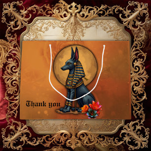 Anubis in the moonlight,  large gift bag