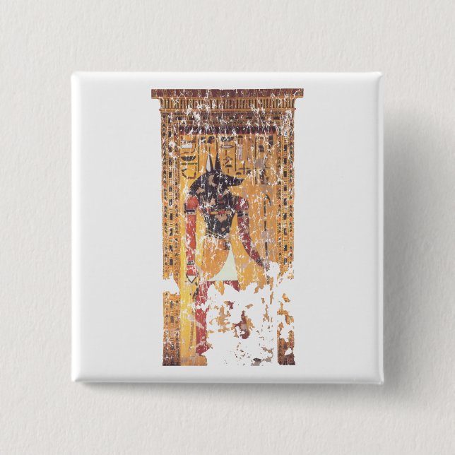 Anubis-Nefertari 15 Cm Square Badge (Front)