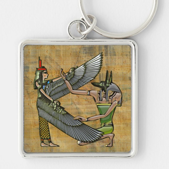 Anubis & Nut Key Ring (Front)