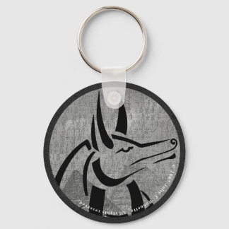 Anubis Round Keychain