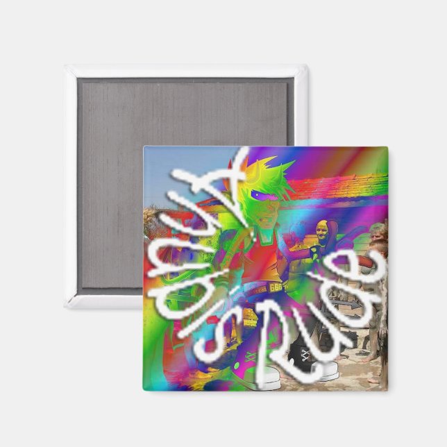 Anubis Rude Magnet Small (Front/Back)