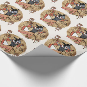 Anubis The Guardian Egyptian Wrapping Paper