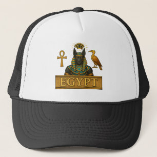 Anubis & Thoth   Egyptian Symbols -  Trucker Hat