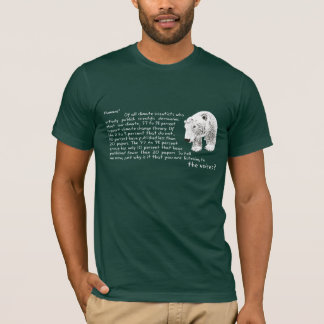 Anuk Polar Bear T-shirt 97 to 98 percent dark
