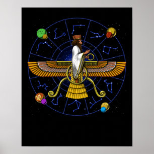 Anunnaki Alien God Poster