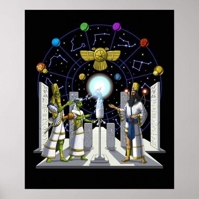 Anunnaki Aliens Poster (Front)