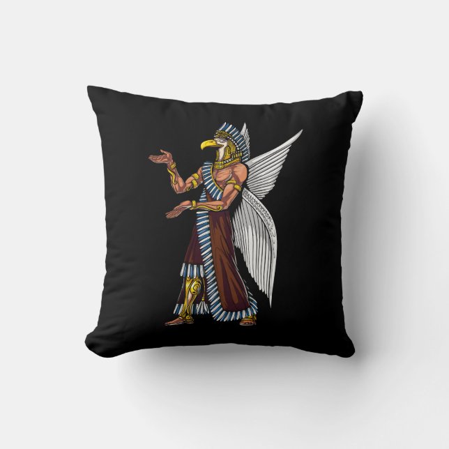 Anunnaki God Alien Conspiracy Sumerian Reptilians Cushion (Front)
