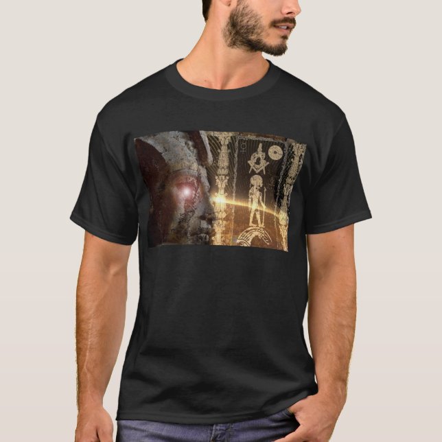 Anunnaki-ra_sun_god_egyptian_masons_nephilim_gods_ T-Shirt (Front)