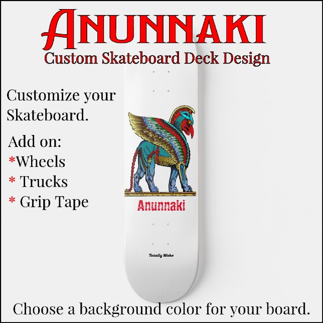 Anunnaki Skateboard Deck | Skateboarding  (Creator Uploaded)