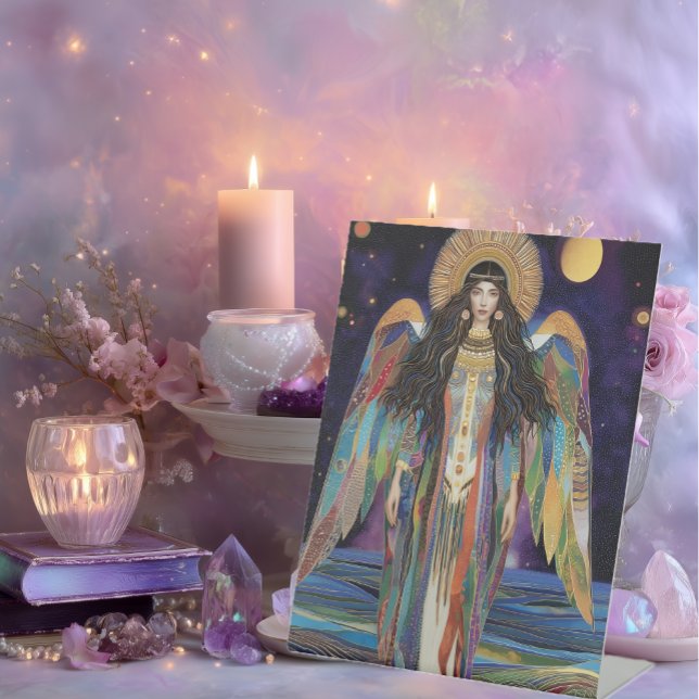 Anunnaki Star Goddess Inanna Art Nouveau Pedestal Sign (Creator Uploaded)