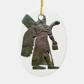 Anunnuki Ancient Sumerian Alien Extraterrestrial Ceramic Tree Decoration