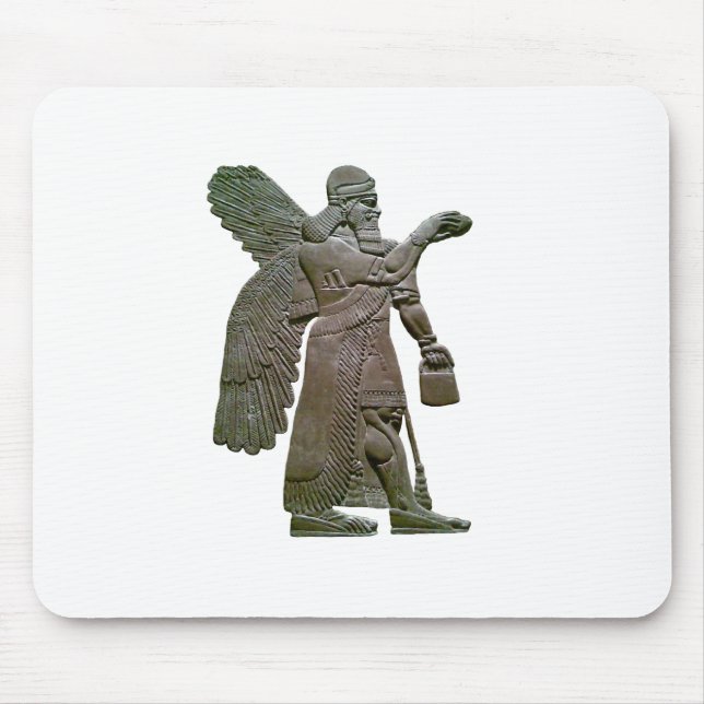 Anunnuki Ancient Sumerian Alien Extraterrestrial Mouse Pad (Front)