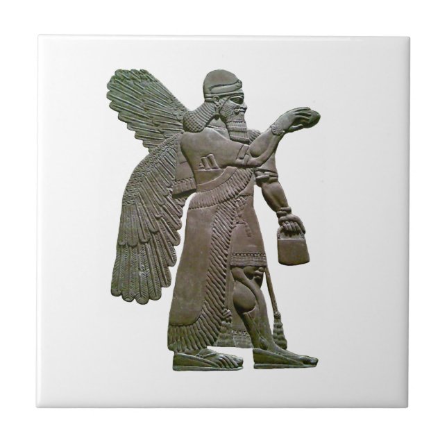 Anunnuki Ancient Sumerian Alien Extraterrestrial Tile (Front)