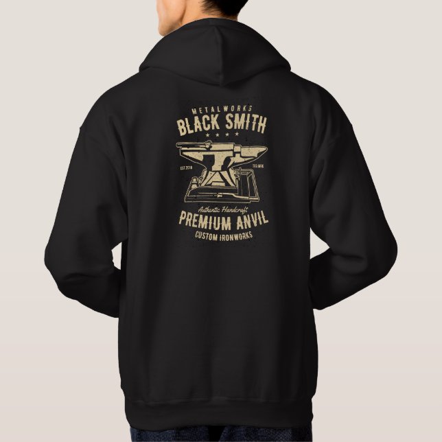 Anvil Metalworks Blacksmith Hoodie (Back)