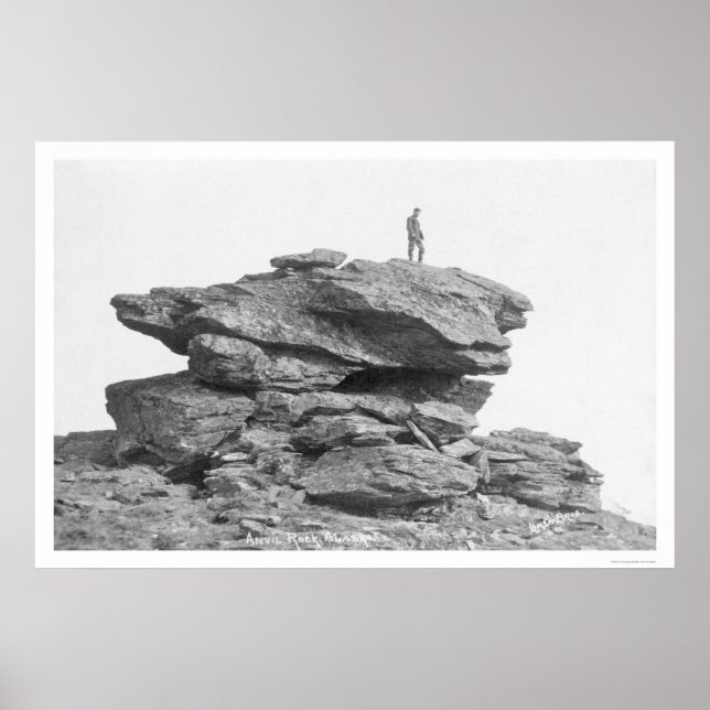 Anvil Rock Nome Alaska 1912 Poster (Front)