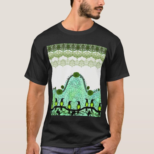 anxiety(alternate) green T-Shirt (Front)