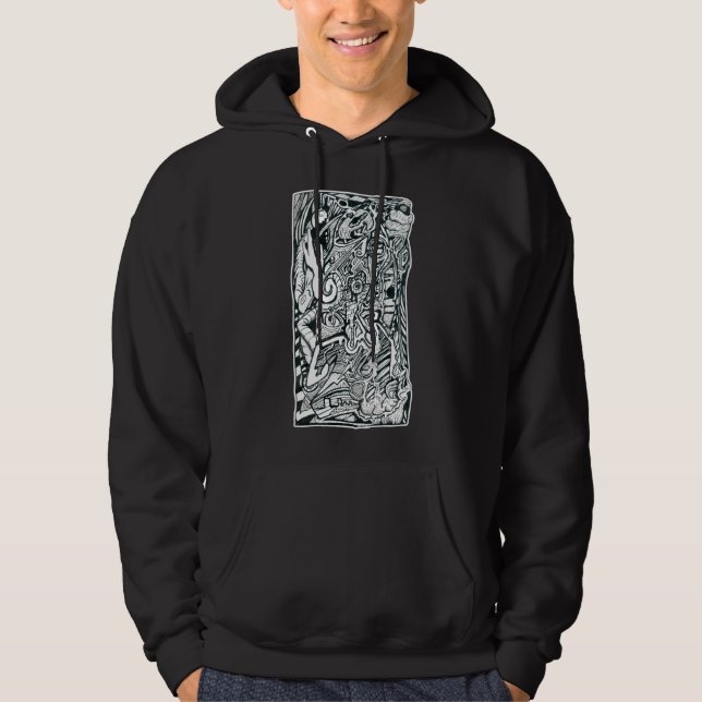 Anxiety Attack by Brian Benson Hoodie (Front)