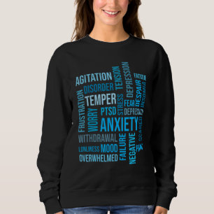Anxiety Depression Disorder Mental Health Awarenes Sweatshirt