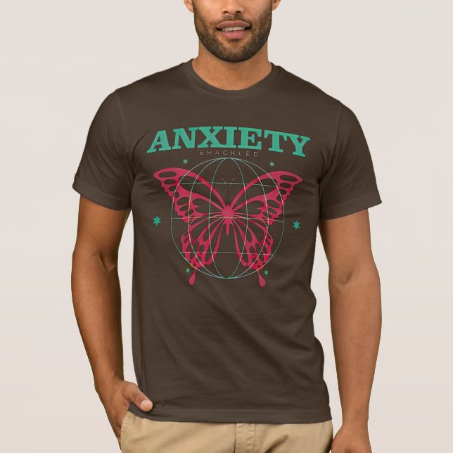 Anxiety Sacred Butterfly T-Shirt (Front)