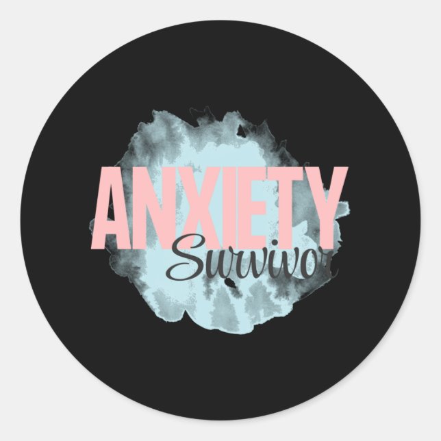 Anxiety Survivor Sticker  (Front)