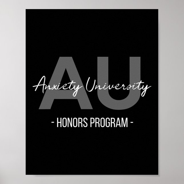 Anxiety University Honours Program  Poster (Front)