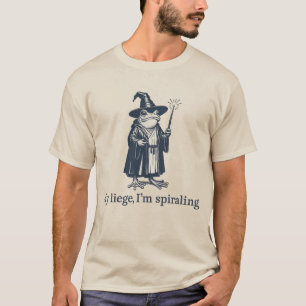 Anxious Frog Wizard Funny ADHD Neurodiversity T-Shirt