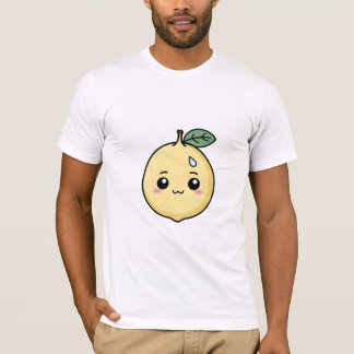 Anxious Lemon with a Sweat Drop T-Shirt