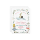 ANY AGE - Alice in Wonderland Birthday Invitation