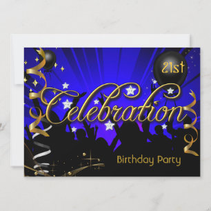 Any Age Birthday Party Celebration Teens or Adults Invitation