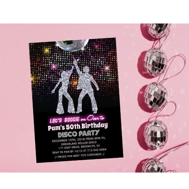 ANY AGE - Disco Birthday Party Invitation (Creator Uploaded)