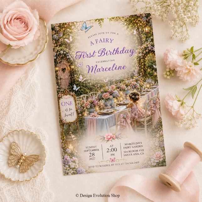 ANY AGE - Fairy Party Birthday Invitation (Creator Uploaded)