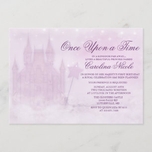 ANY AGE - Fairytale Castle Birthday Invitation
