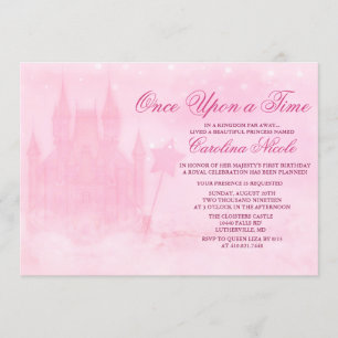 ANY AGE - Fairytale Castle Birthday Invitation