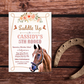 ANY AGE - Horse Birthday Party Invitation