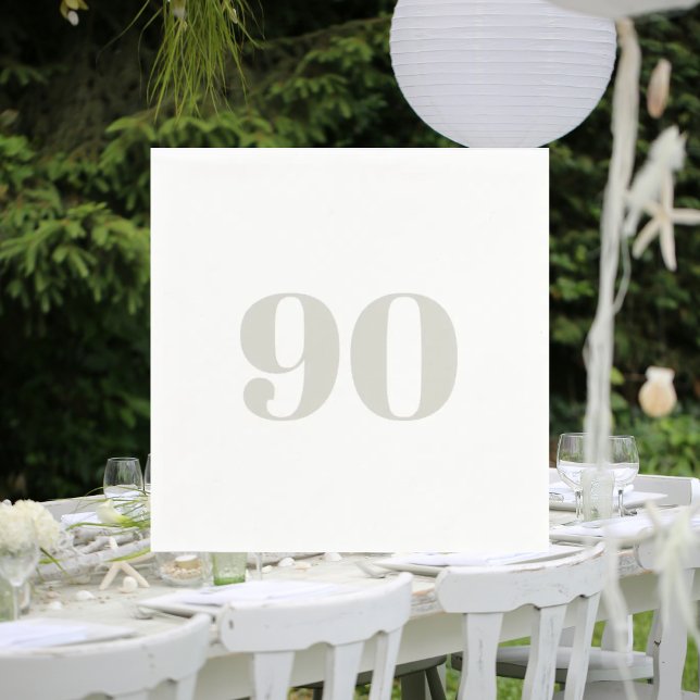 Any Age Neutral Birthday Cocktail Napkins (Creator Uploaded)
