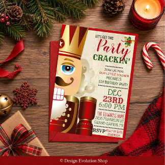 ANY AGE - Nutcracker Birthday Invitation