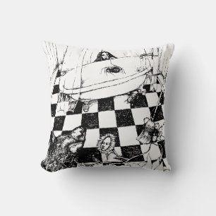 ANY BACKGROUND COLOR! Hiding from the Wolf Pillow