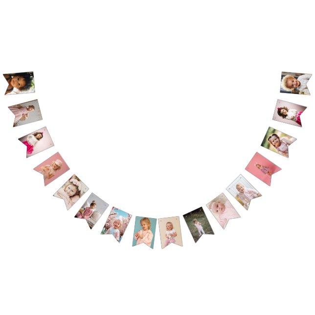 Any Celebration Custom Photo Birthday  Bunting (All)