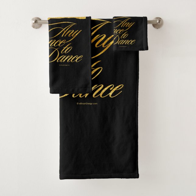 Any Chance To Dance Bath Towel Set (Insitu)