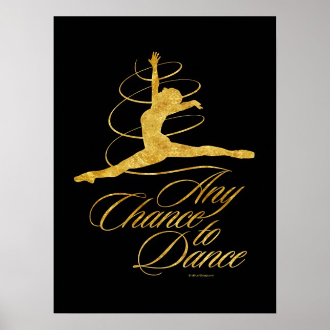 Any Chance To Dance Poster (Front)