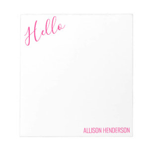 Any Color - Block & Script Sentiment Notepad