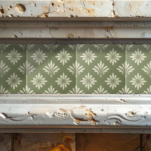 Any Color Decorative Floral Pattern ID1189 Tile